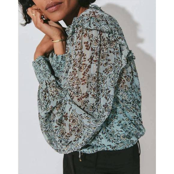 NEW CLEOBELLA loretta blouse in iris floral print - Picture 3 of 3